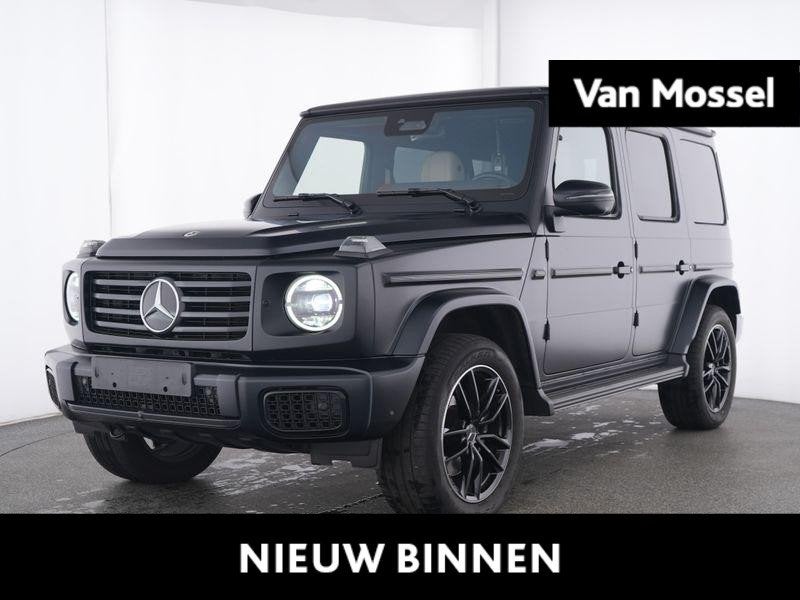 Mercedes-Benz G 450 d + AMG LINE + NAPPA + TREKHAAK + BURMES, Automaat, Dealer onderhouden, Stof, Gebruikt