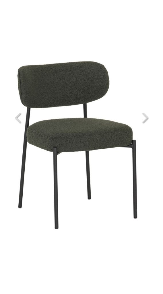 4 Stoelen groen/zwart, Huis en Inrichting, Ophalen, Overige kleuren, Nieuw, Metaal
