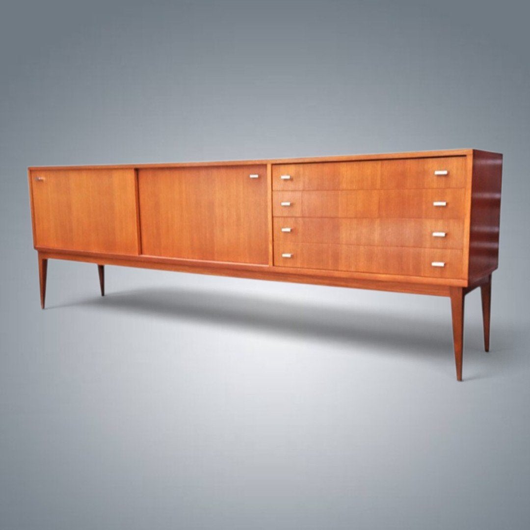 XXL Sideboard Vintage Dressoir 1960's, Antiquités & Art, Enlèvement