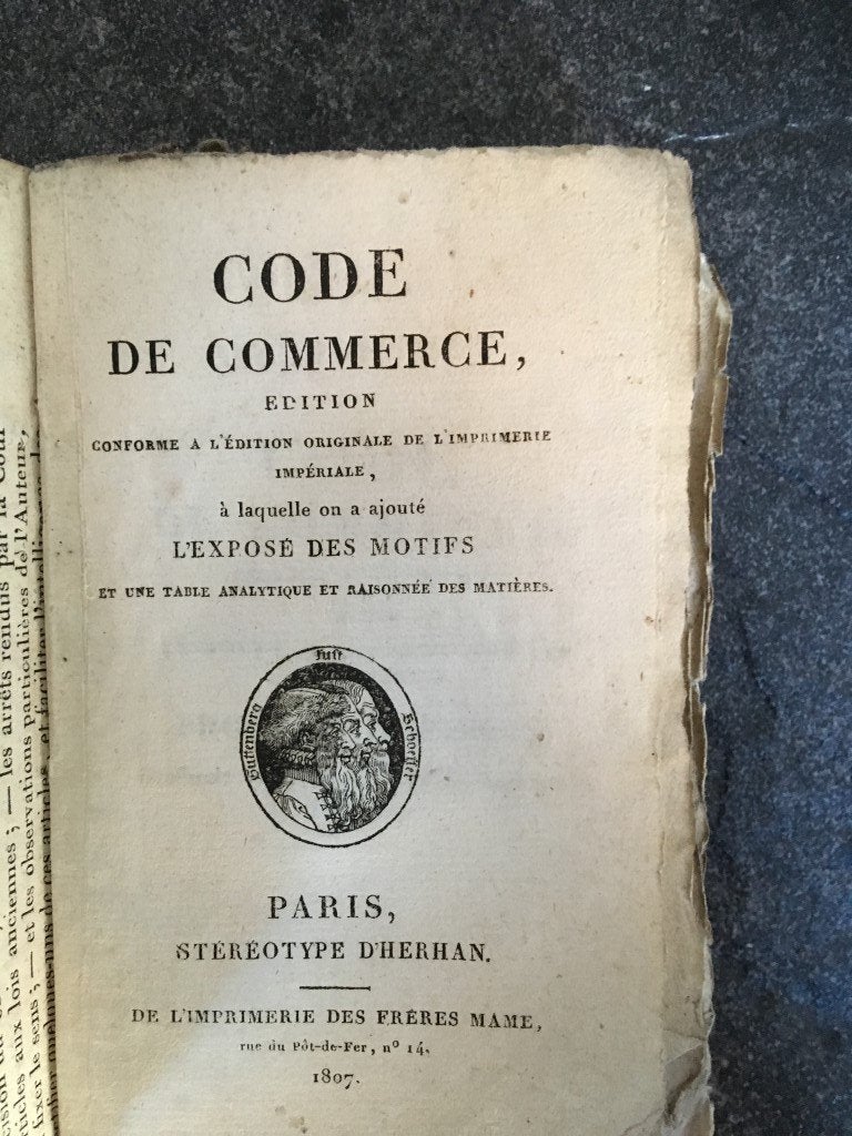 Code du commerce - 1807, Ophalen of Verzenden