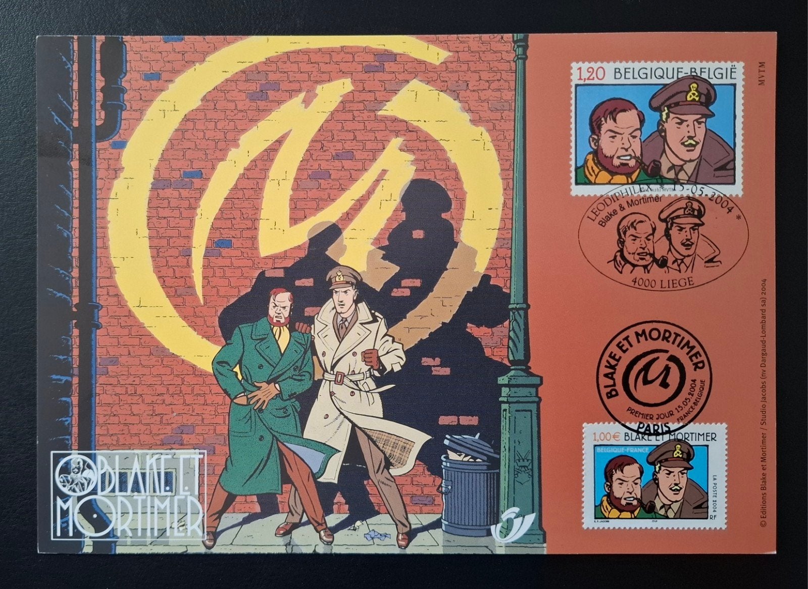 België: OBP 3283HK (●) Blake & Mortimer 2004., Met stempel, Frankeerzegel, Ophalen of Verzenden, Gestempeld