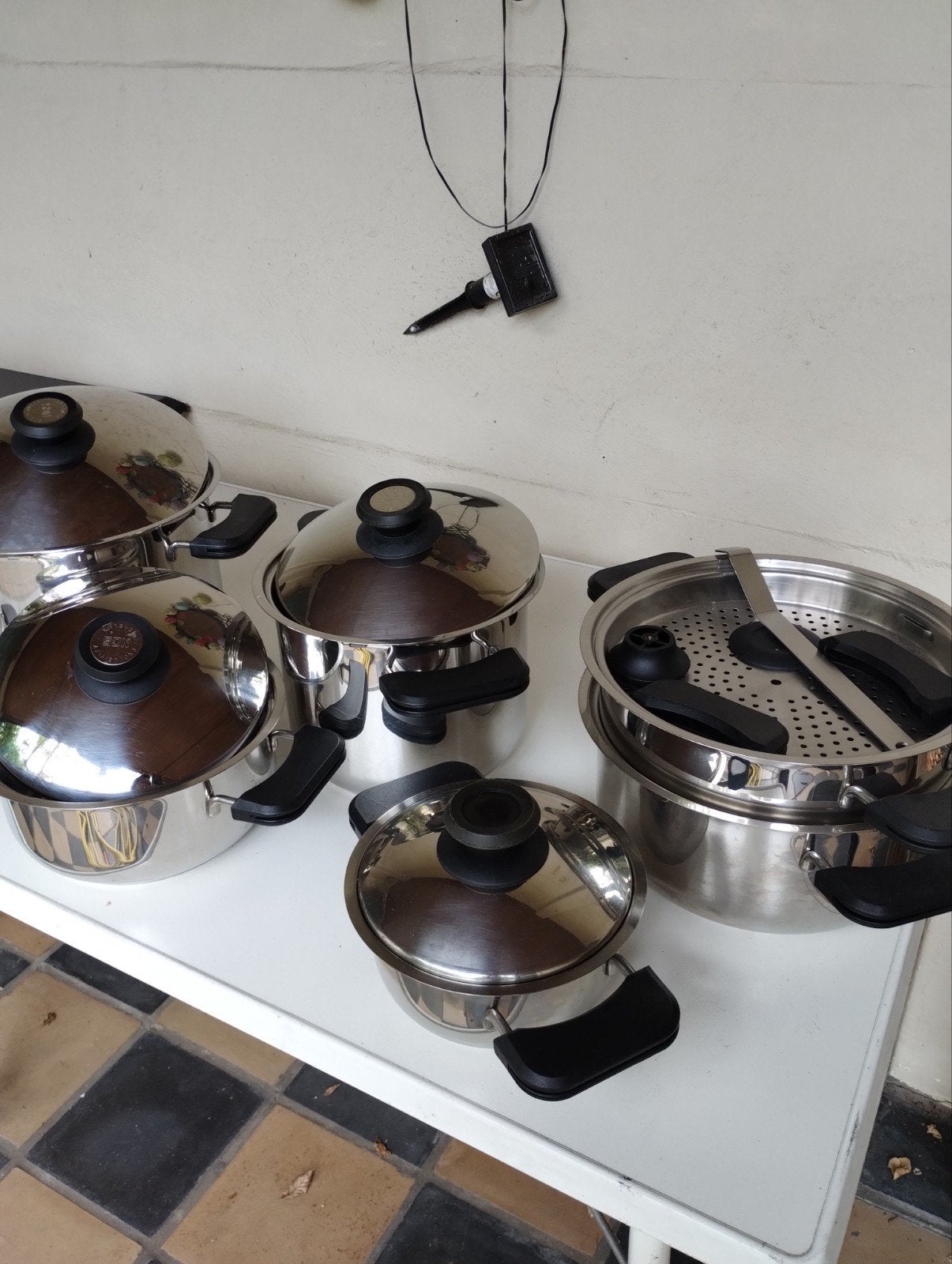 kookpotten set met accessoires, Stapelbaar, Ophalen