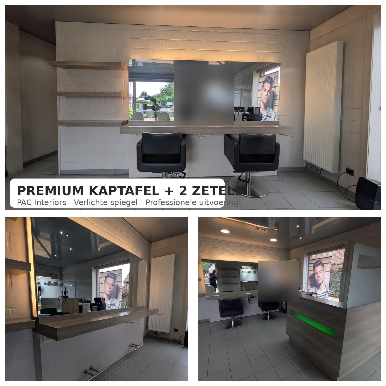 Complete professionele kappersinrichting, Ophalen