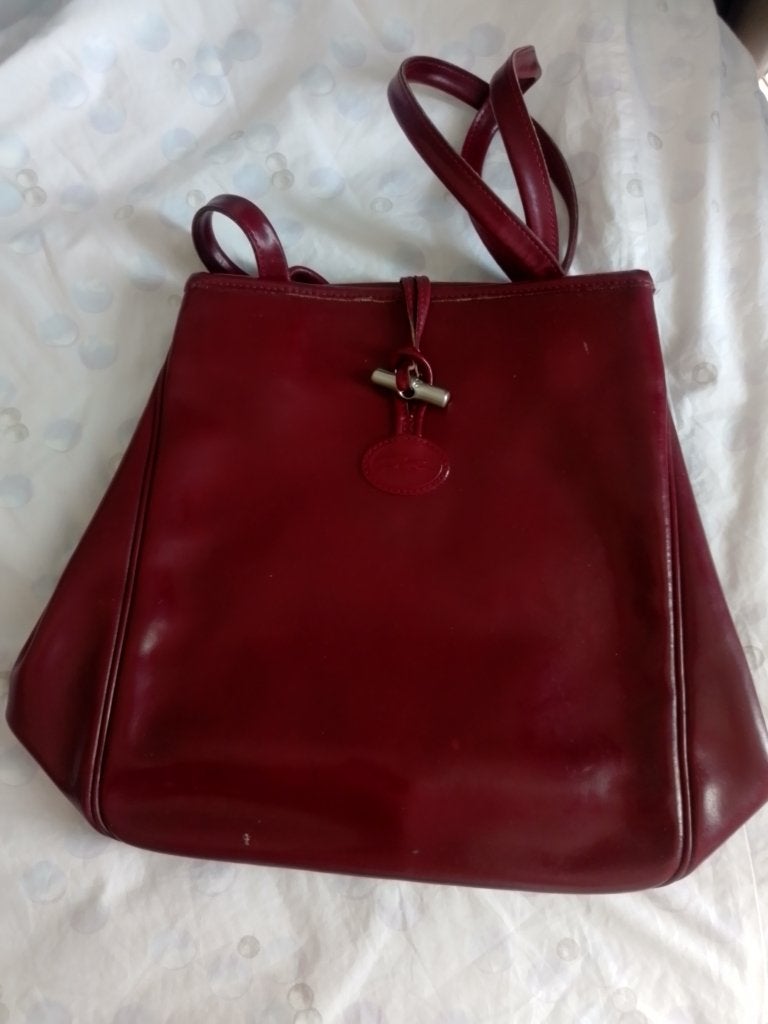 Sac Longchamp cuir original, Bijoux, Sacs & Beauté, Sacs | Sacs Femme, Enlèvement, Comme neuf, Rouge, Sac à bandoulière