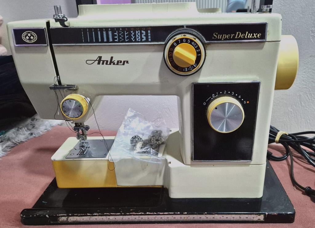 Naaimachine Anker, Ophalen of Verzenden, Zo goed als nieuw, Naaimachine