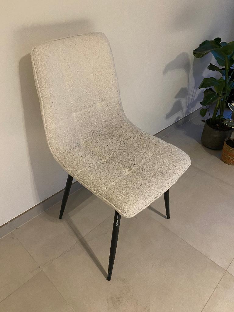 Stoel beige, Huis en Inrichting, Ophalen, Gebruikt, Overige kleuren, Eén