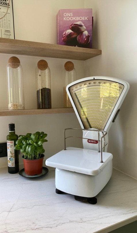 vintage Berkel winkelweegschaal, Antiek en Kunst, Ophalen