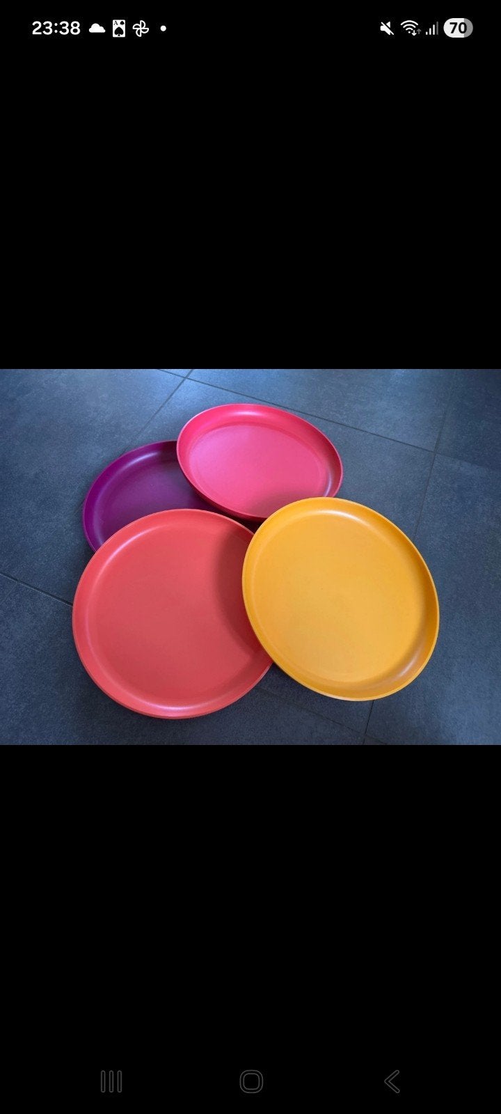 nieuwe borden van tupperware 4 stuks, Huis en Inrichting, Keuken | Tupperware, Ophalen of Verzenden, Nieuw