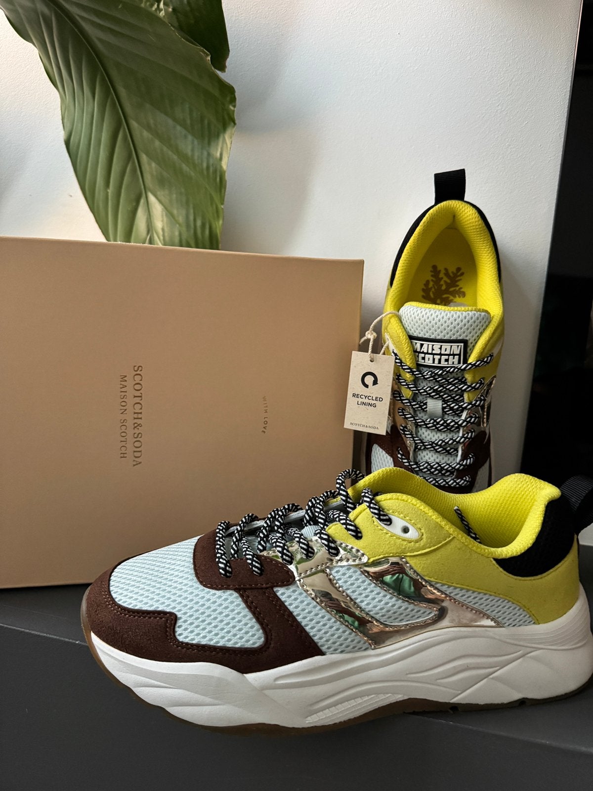 Nieuwe Maison Scotch Sneakers - Celest - Maat 40 (met doos), Vêtements | Hommes, Chaussures, Enlèvement, Neuf, Brun, Baskets