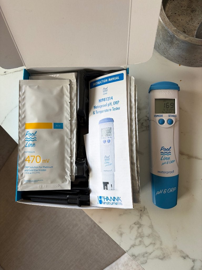 pH chloor meter, Jardin & Terrasse, Accessoires de piscine, Comme neuf, Autres types, Enlèvement
