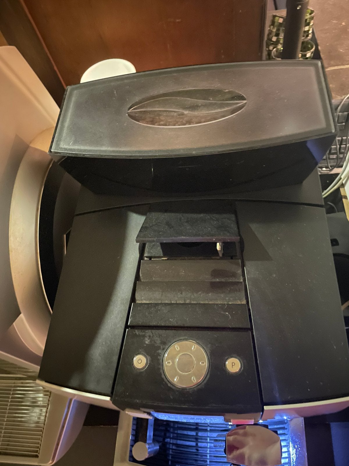 Jura professionele koffiemachine + melkschuimmachine, Ophalen, Zo goed als nieuw, Koffiemachine