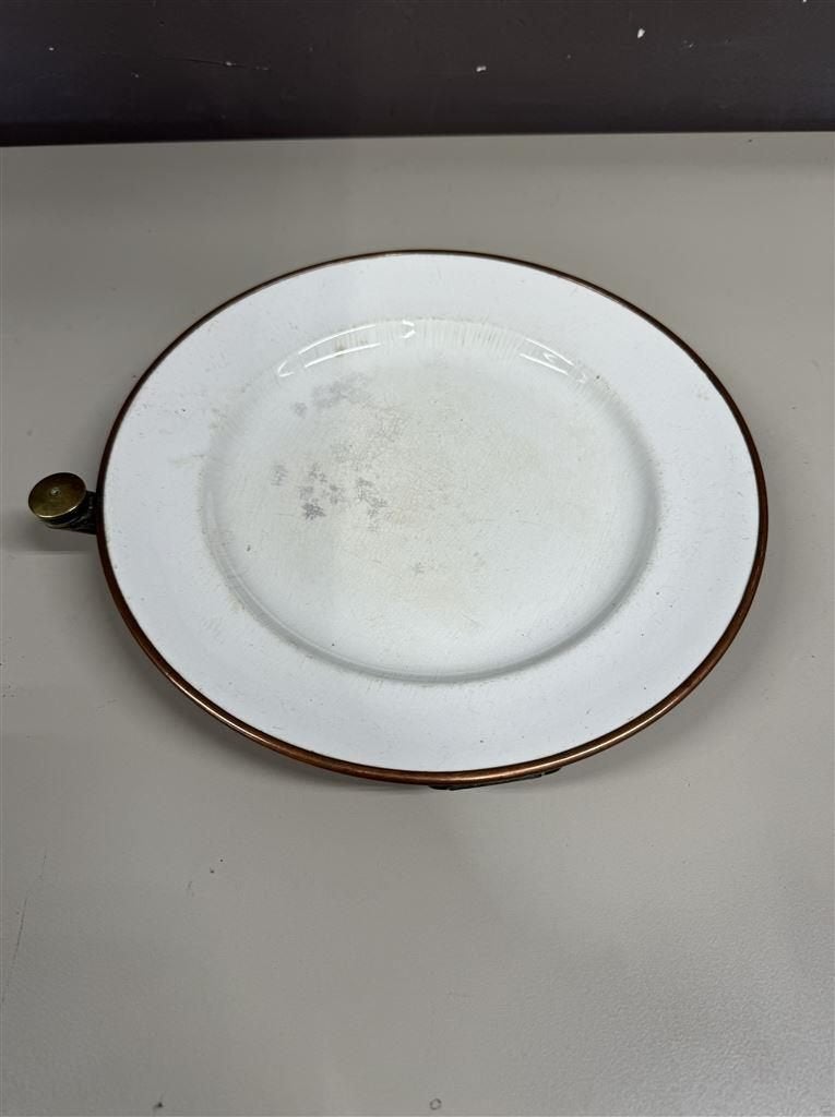 Koperen bord - warmhoudbord koper - Edwardian, Maison & Meubles, Cuisine | Vaisselle, Enlèvement ou Envoi, Comme neuf, Pichet