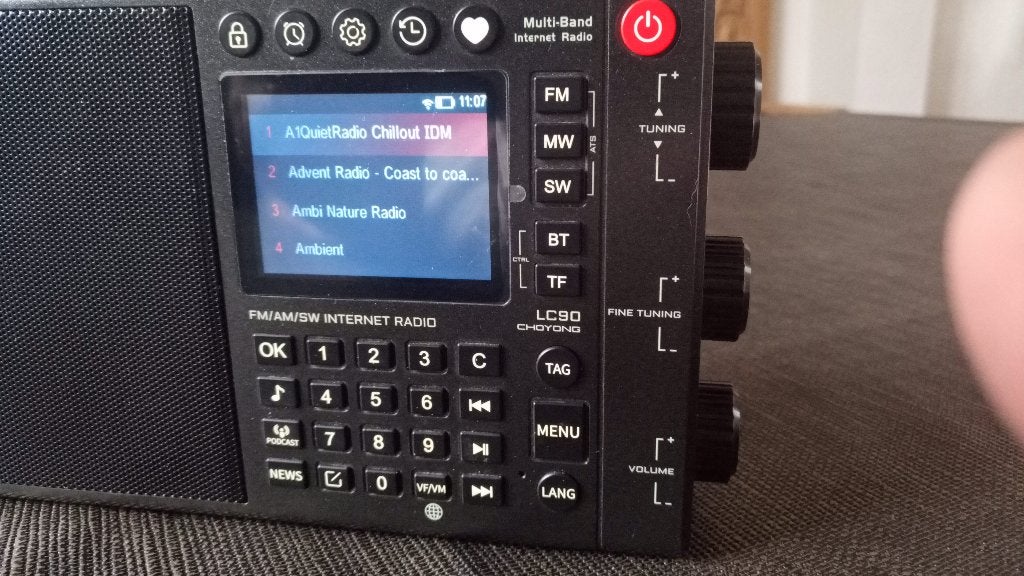 radio multibande internet Choyong LC90, Enlèvement ou Envoi, Utilisé, Récepteur universel