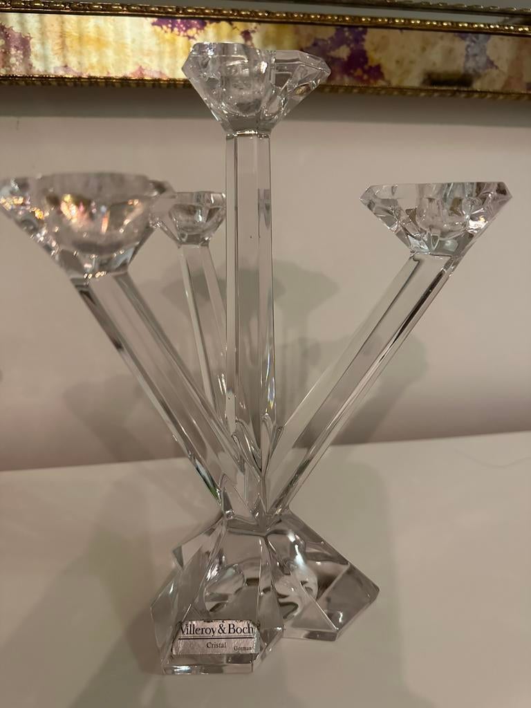 Villeroy & Boch Cristal kandelaars / kristallen, Ophalen, Kristal