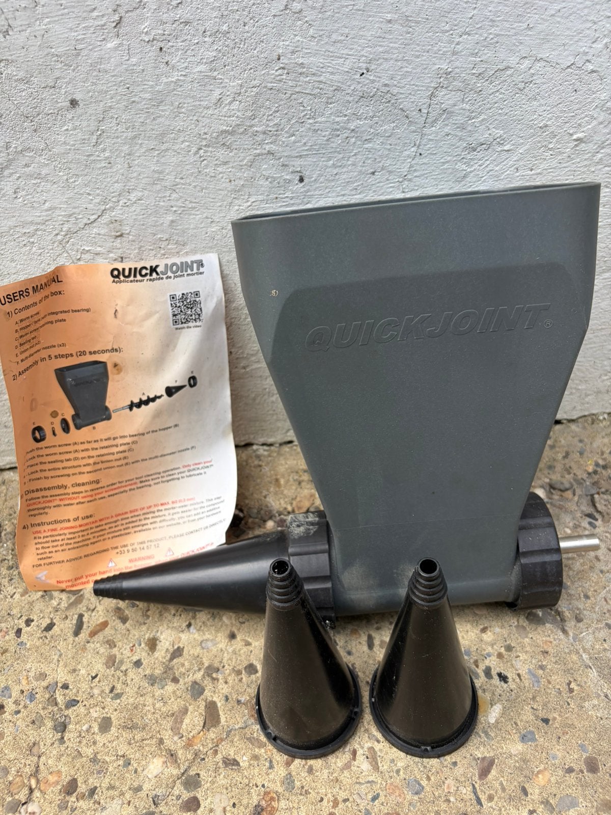 Quickjoint - jointoyeuse neuf, Bricolage & Construction, Enlèvement ou Envoi, Utilisé