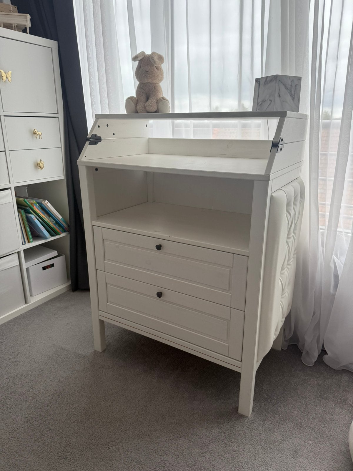 Ververs-commode en baby & meegroeibed, Ophalen, Gebruikt, Jongetje of Meisje