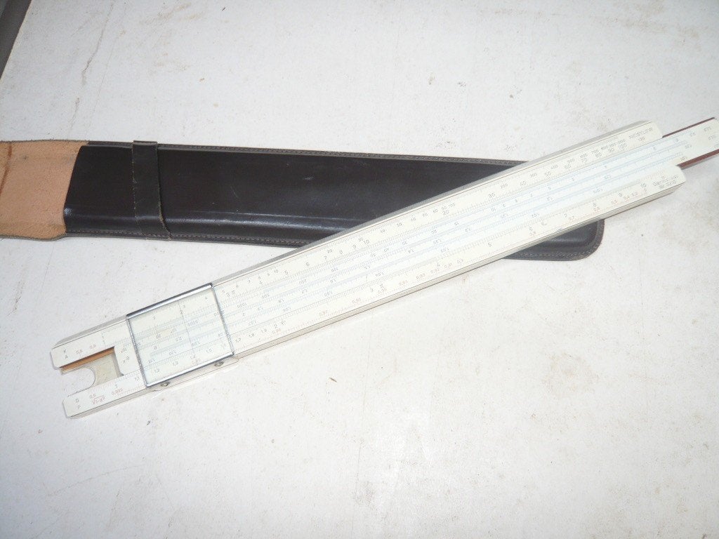 Règle de calcul + matériel de dessin., Enlèvement ou Envoi, Comme neuf, Art et Création