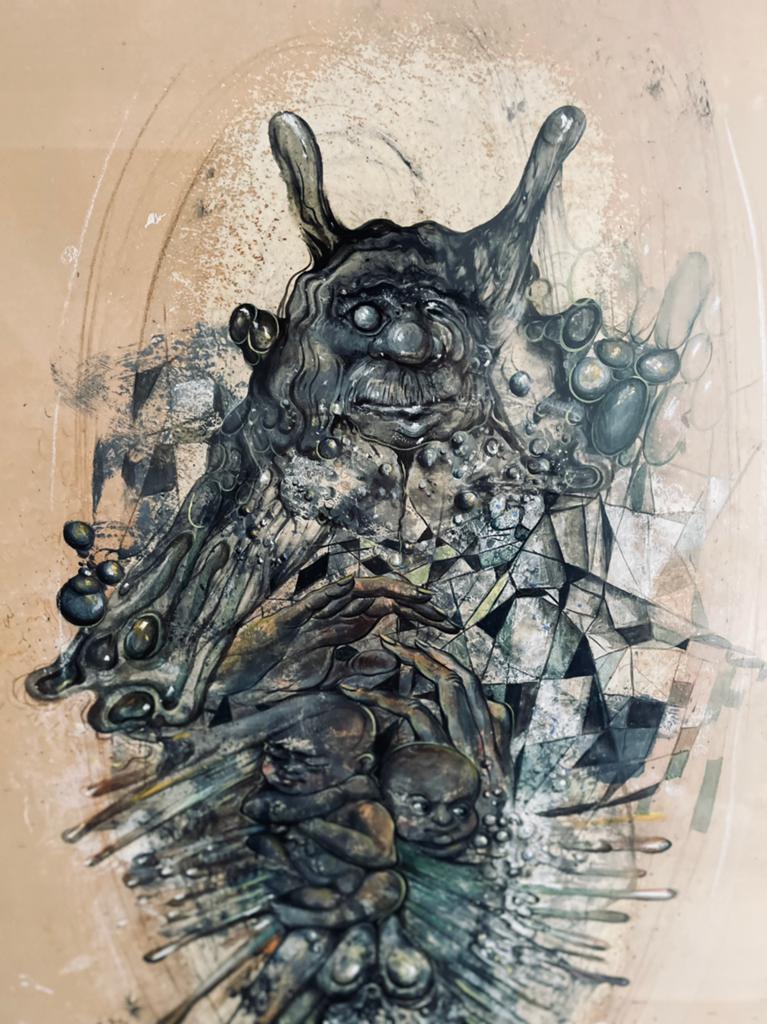 Roger van Belleghem, Antiek en Kunst, Kunst | Schilderijen | Abstract, Ophalen