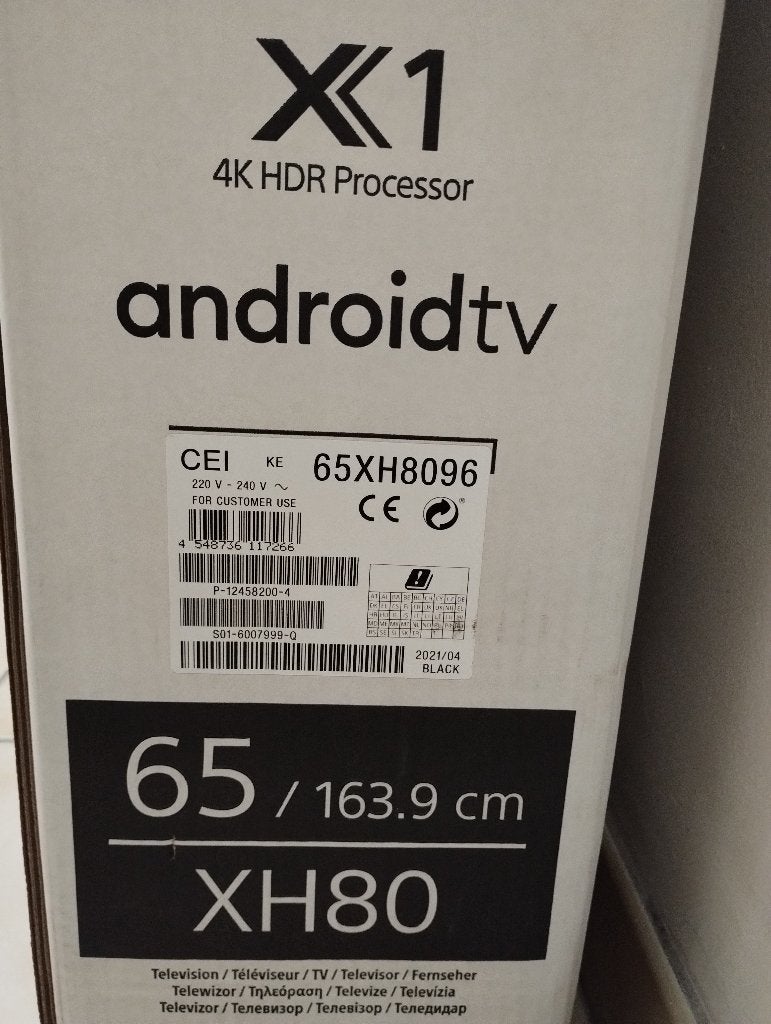 Sony-tv, Ophalen of Verzenden, 100 cm of meer, Sony, Smart TV
