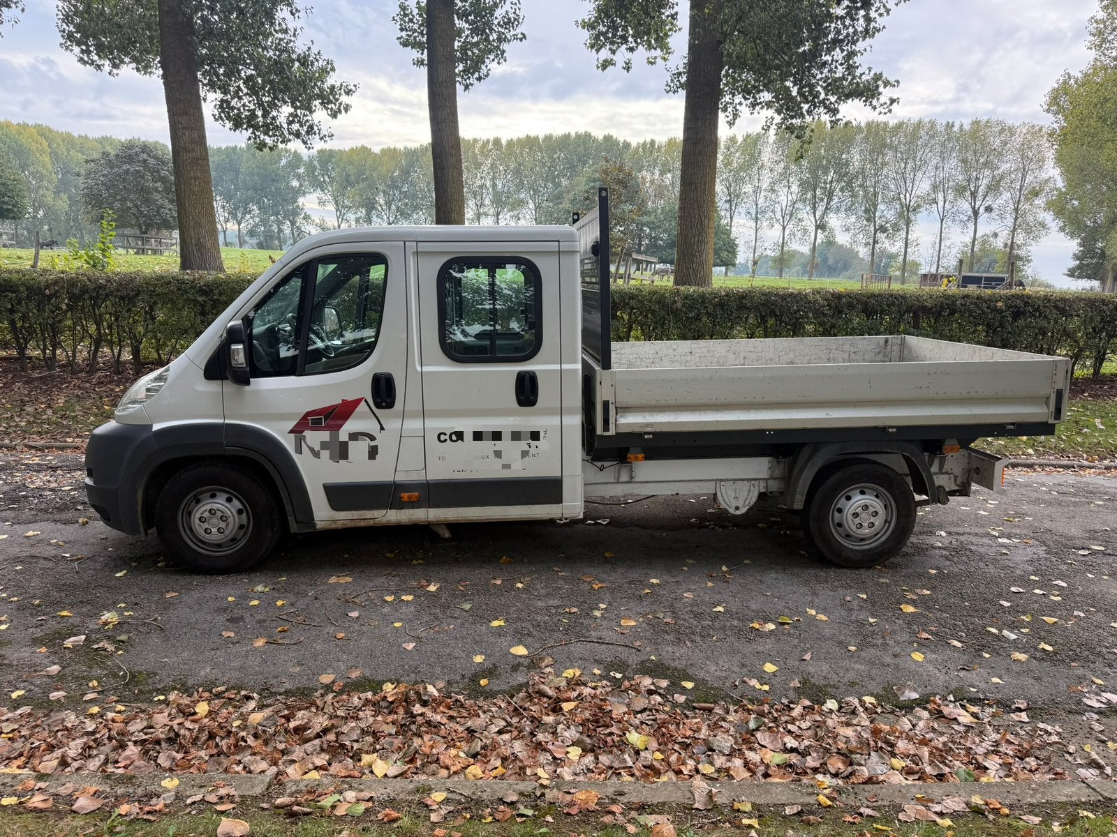 Fiat ducato 2.3 diesel 7-zits kipper, Auto's, Voorwielaandrijving, Zwart, 4 cilinders, Leder en Stof
