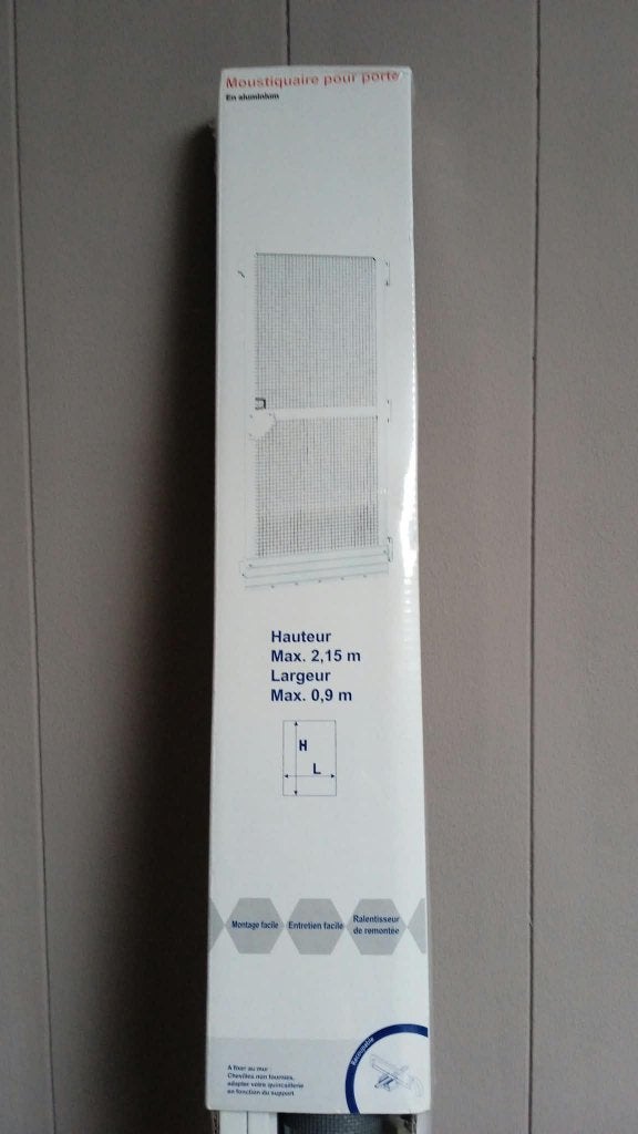 Moustiquaire de porte avec cadre en aluminium, Neuf, Porte extérieure, Enlèvement, 80 à 100 cm