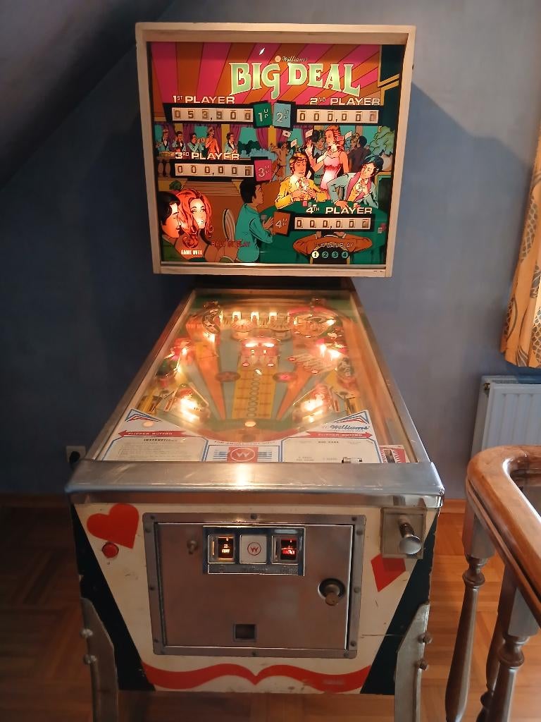 flipperkast, Enlèvement, Utilisé, Flipper (jeu)