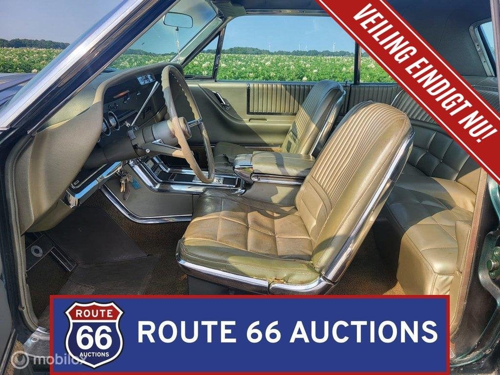 Ford Thunderbird | 1966 | Route 66 Auctions, Zwart, Bedrijf, Handgeschakeld, Overige carrosserie