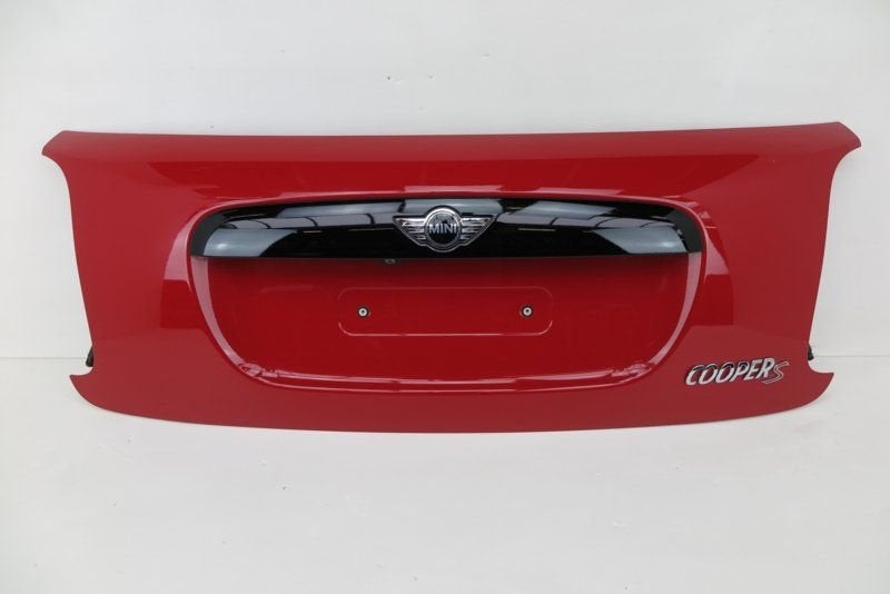 MINI  F57 S ACHTERKLEP KOFFERDEKSEL CAMERA CHILI RED, Gebruikt, -, Ophalen of Verzenden, Achter