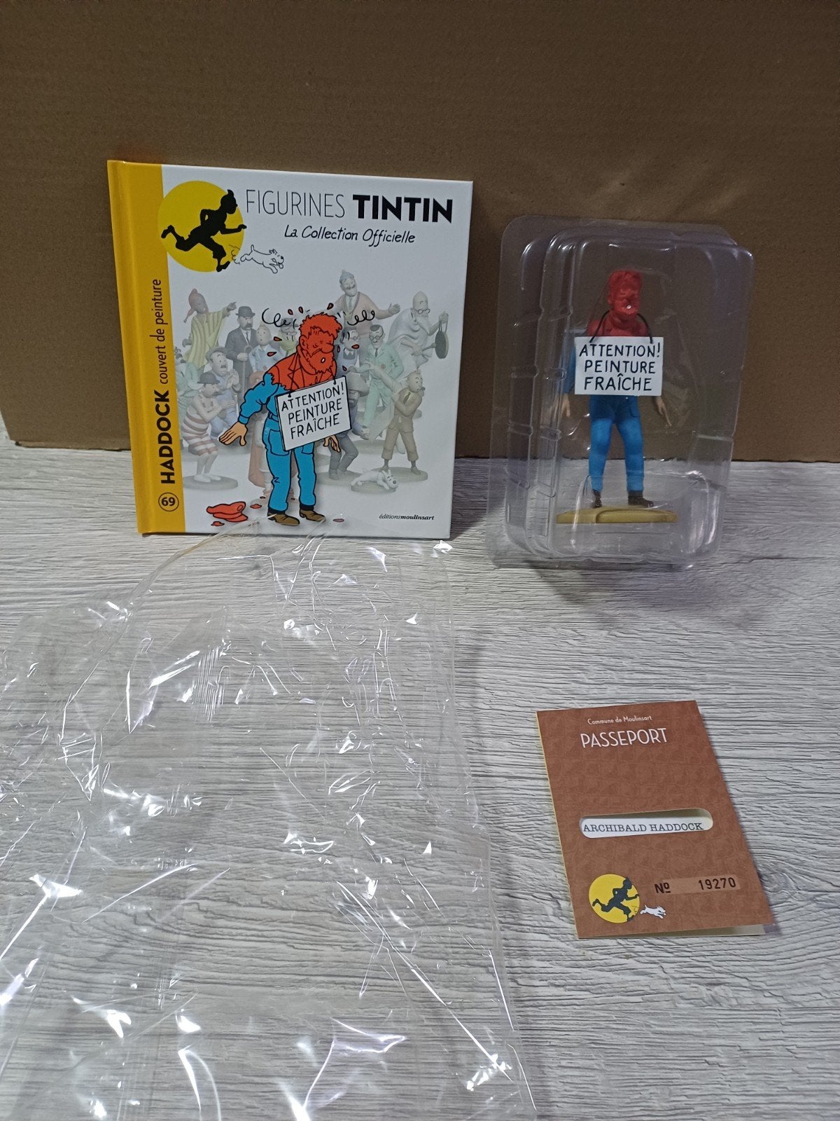 Figurine Haddock 69 Tintin, Collections, Personnages de BD, Comme neuf, Statue ou Figurine, Tintin, Enlèvement ou Envoi