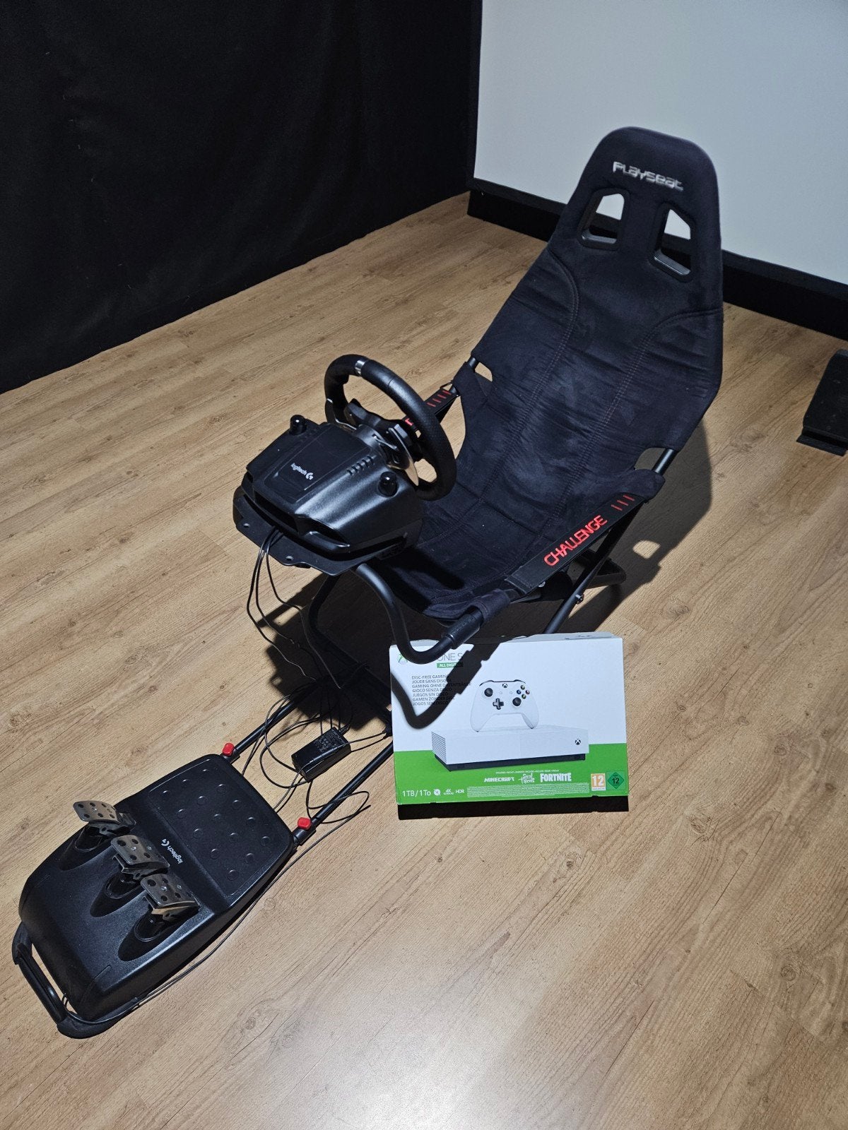 Playseat + Xbox (1TB) + G920 Logitech, Enlèvement, Contrôleur, Xbox One