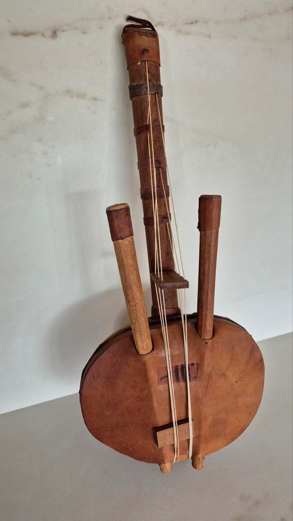 Prachtige Handgemaakte Kora (Afrikaanse Harpluit) – 47 cm, Ophalen of Verzenden