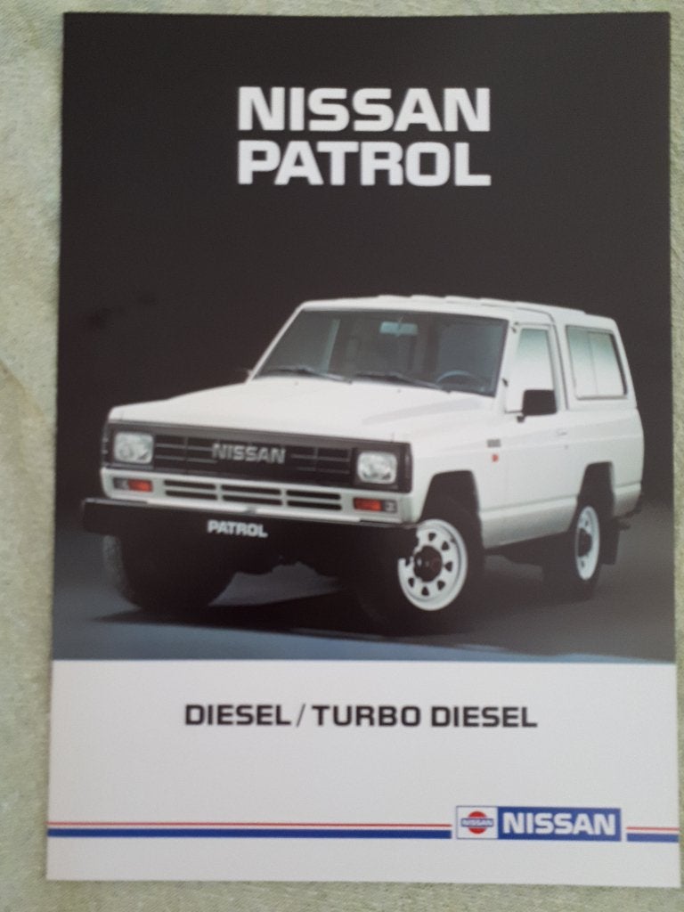 NISSAN PATROL  DIESEL / TURBO DIESEL 1986 - 87 - 88, Ophalen of Verzenden, Nieuw, Nissan