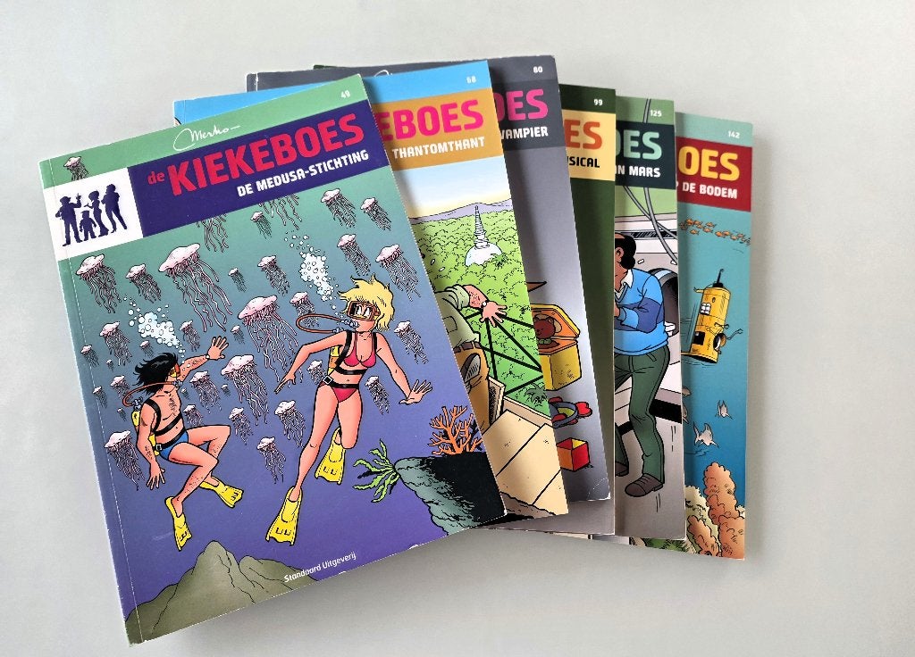 strips Kiekeboe en de Kiekeboes, Boeken, Stripverhalen, Ophalen of Verzenden