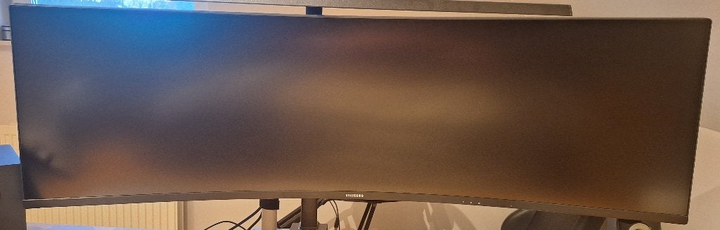 Samsung 49-inch CURVED monitor, Gaming, Comme neuf, Enlèvement, DisplayPort