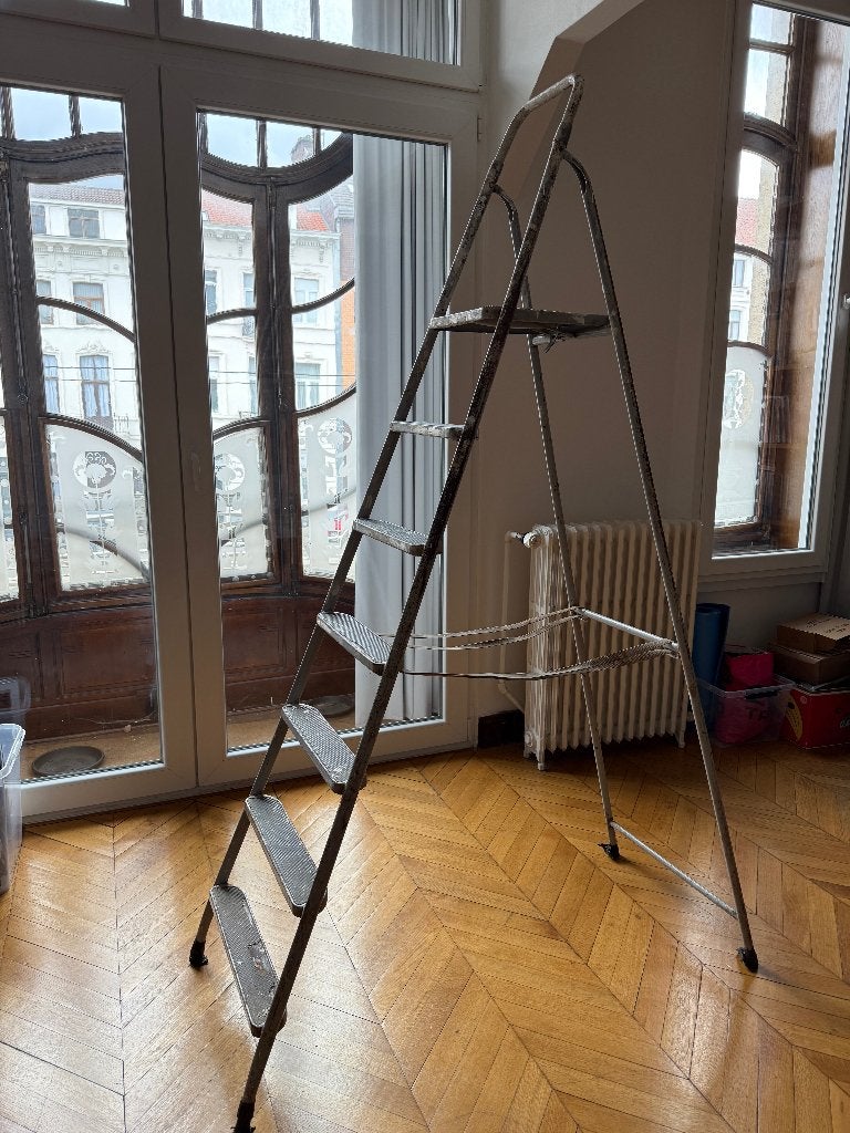 Trapladder 7 treden, ladder 12 treden, ladder 2x22 treden, Ophalen, Gebruikt, Ladder, 4 meter of meer