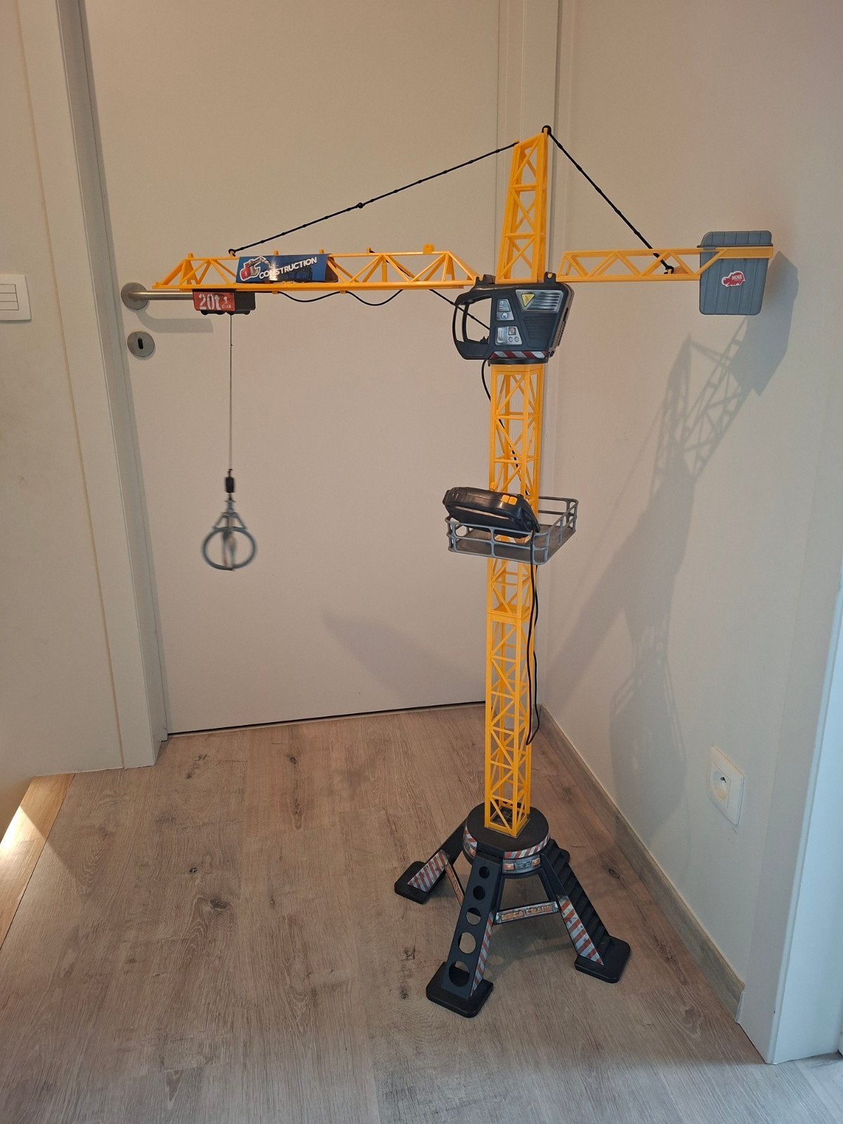 Speelgoedkraan Dickie Toys, Ophalen, Zo goed als nieuw, Afstandsbediening