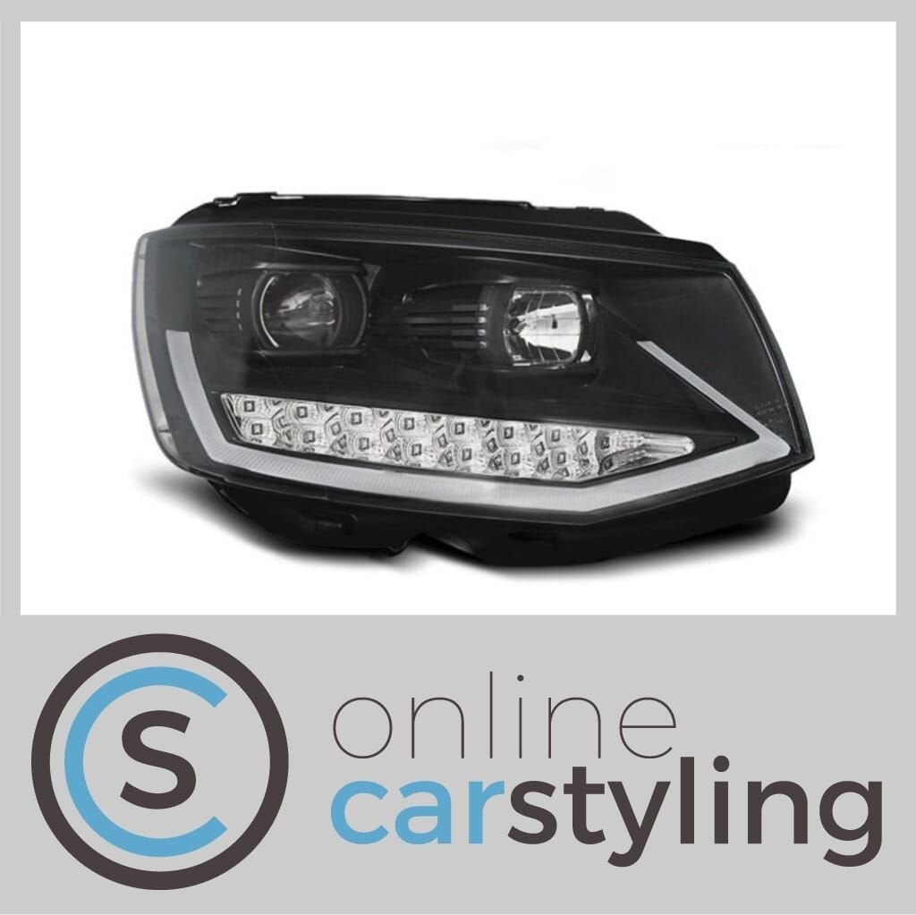 Koplampen VW Transporter T6 Lightbar Design Dynamic LED, Neuf, Volkswagen, -, -