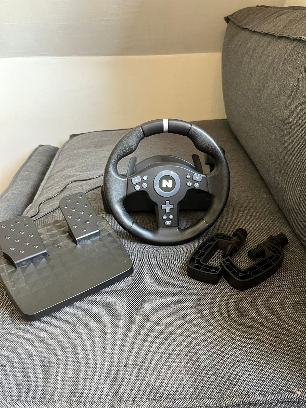 NITHO stuur en pedalen voor sim racing, Games en Spelcomputers, Ophalen of Verzenden, Zo goed als nieuw, Stuur of Pedalen