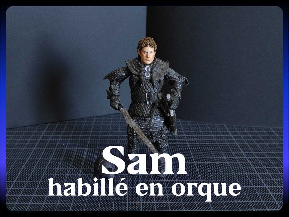 ToyBiz LOTR | Sam habillé en orque (2005), Enlèvement, Comme neuf, Figurine