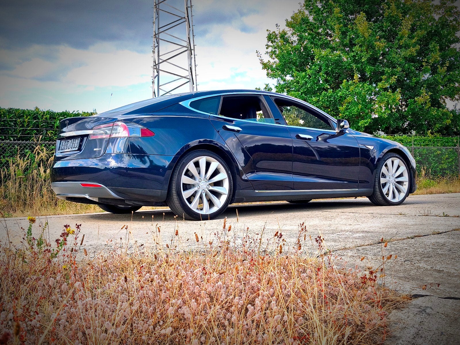 tesla Model S 85D luchtvering Alcantara 21 inch, Autos, Tesla, Achat, Alcantara, 5 portes, Quatre roues motrices / 4X4