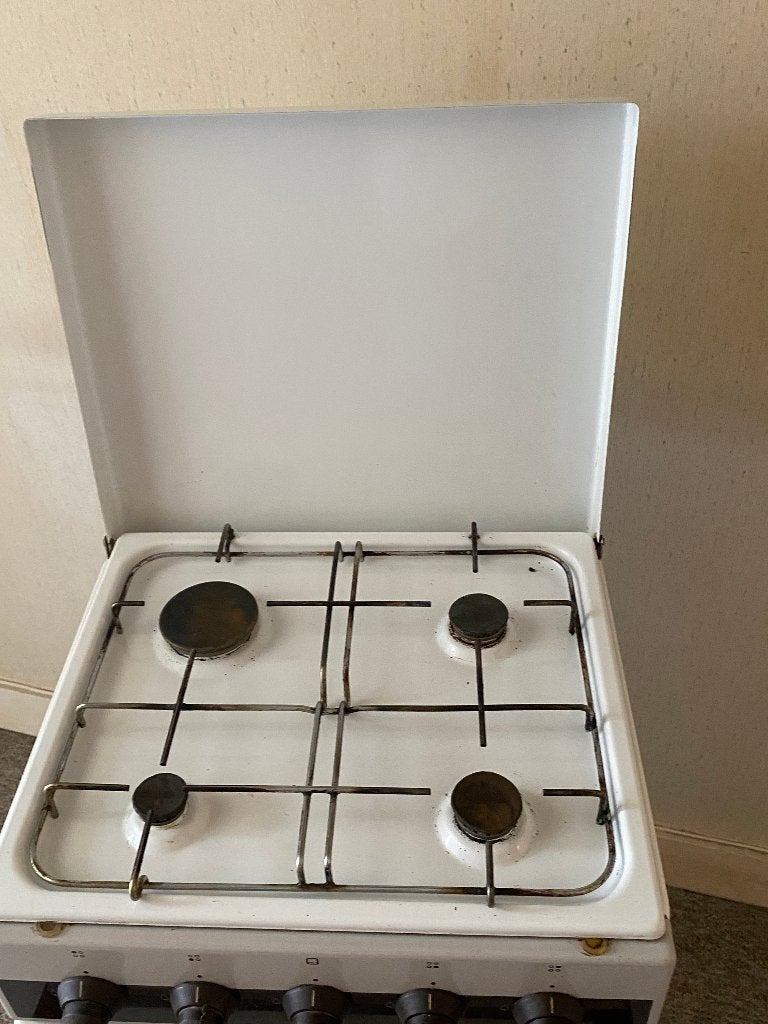 Cuisiniere combi Zanussi au gaz de ville, Ophalen, Gebruikt, 4 kookzones, Gas