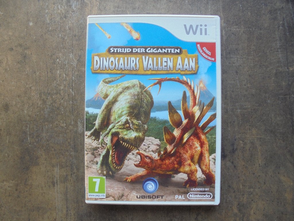 Strijd Der Giganten Dinosaurs Vallen Aan vr Wii (ziefotos)II, Consoles de jeu & Jeux vidéo, Enlèvement ou Envoi, 1 joueur, À partir de 7 ans