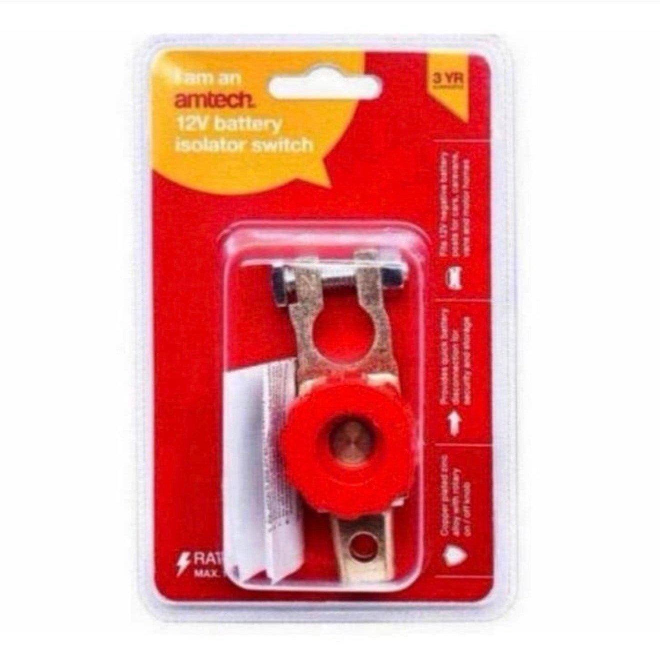 Interrupteur isolateur de batterie Amtech 12 V - Bouton, Enlèvement ou Envoi, Neuf