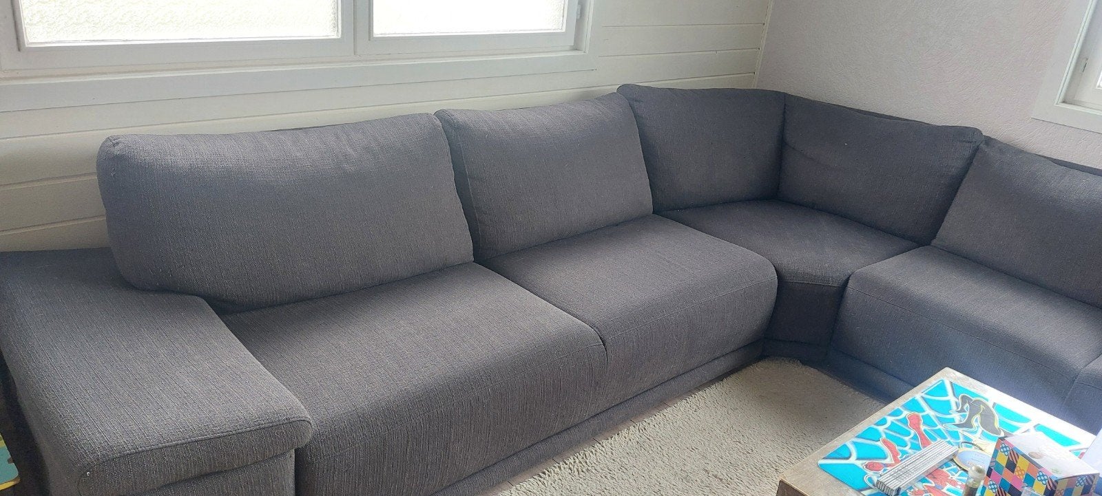 Hoeksalon  afmetingen  2.80 cm op 300cm, Huis en Inrichting, Zetels | Complete zithoeken, Ophalen
