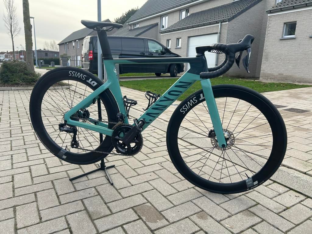 Canyon aeroad pale green te koop, Fietsen en Brommers, 53 tot 57 cm, Ophalen, Gebruikt, Overige merken