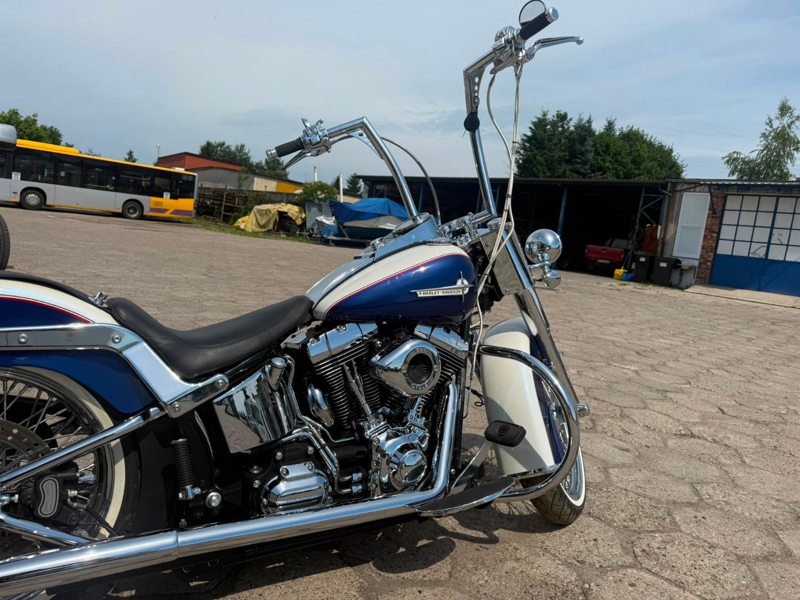 Harley-Davidson FLSTN softail deluxe 2011 Mexican style, Motoren, Ophalen of Verzenden