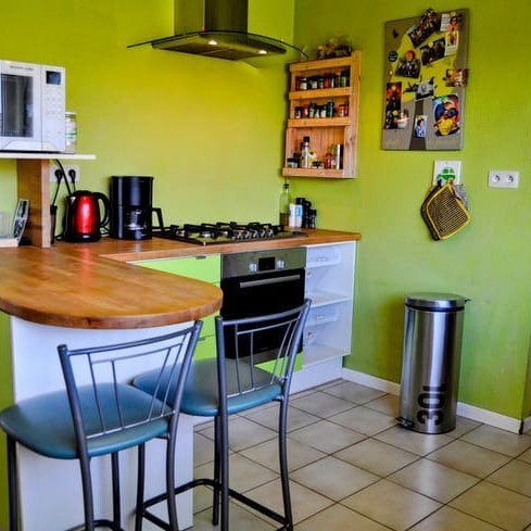 Cuisine équipée complète à démonter, Bois, Enlèvement, Utilisé, Cuisine en U