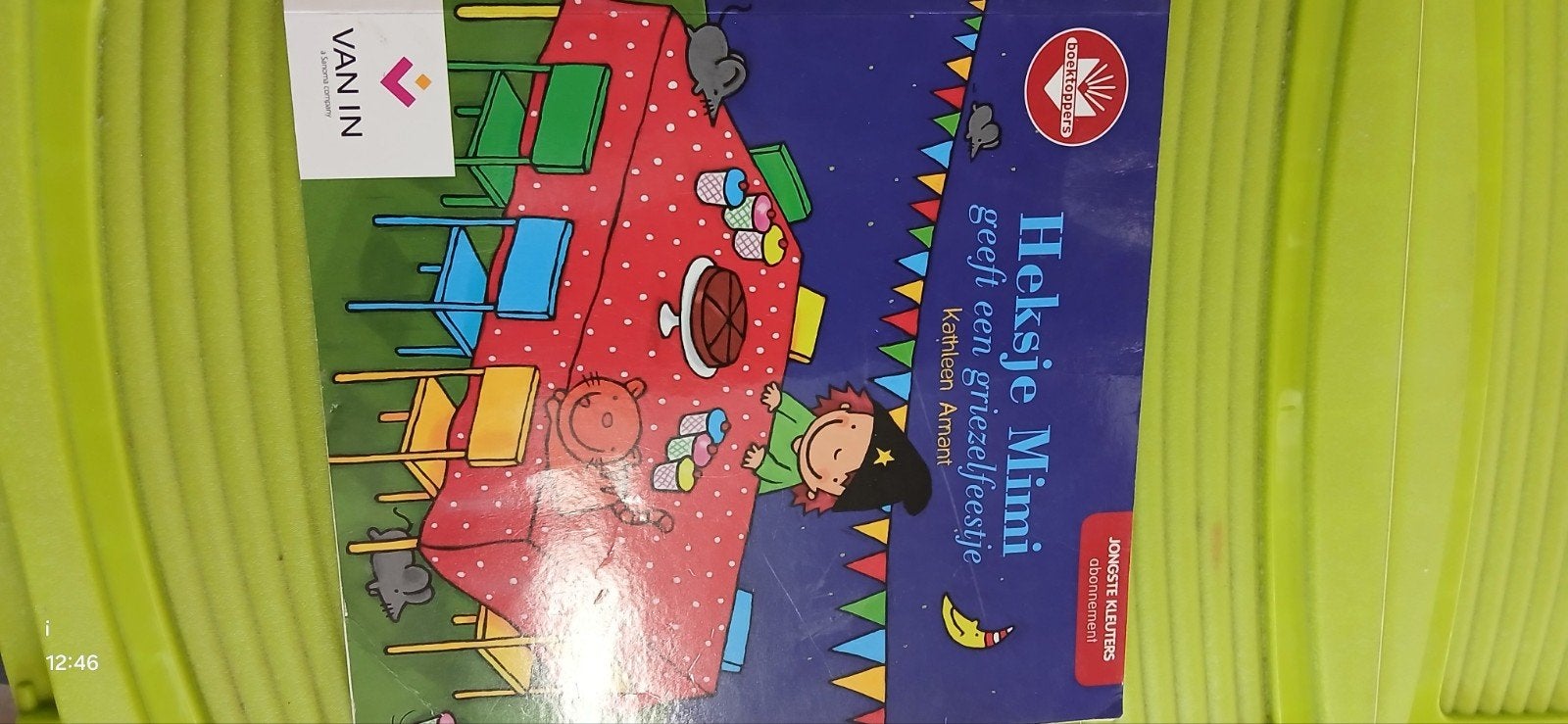 Heksje Mimi geeft een griezelfeest Kathleen Amant, Boeken, Kinderboeken | Baby's en Peuters, Ophalen of Verzenden