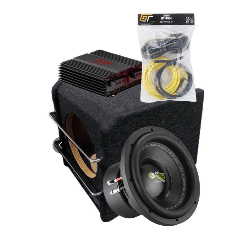 Midi Power pack 8 - BASSFACE / Bass Habbit - 10 inch - 1000, Autos : Divers, Haut-parleurs voiture