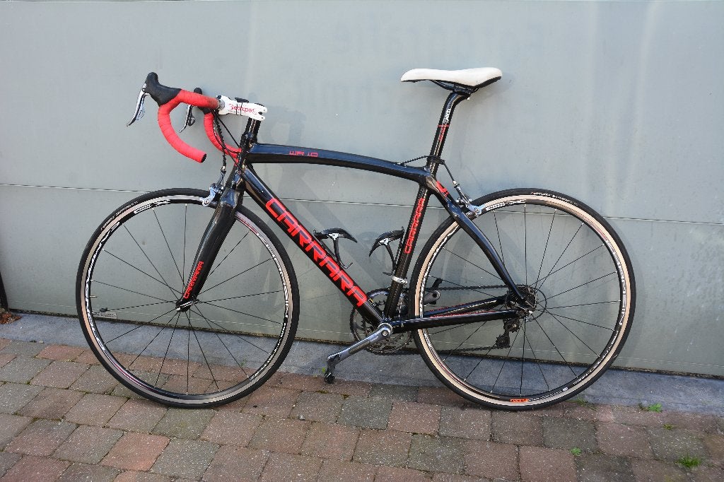 Koersfiets Carrara, carbon, maat 54., 28 inch, Gebruikt, Carbon, 15 tot 20 versnellingen